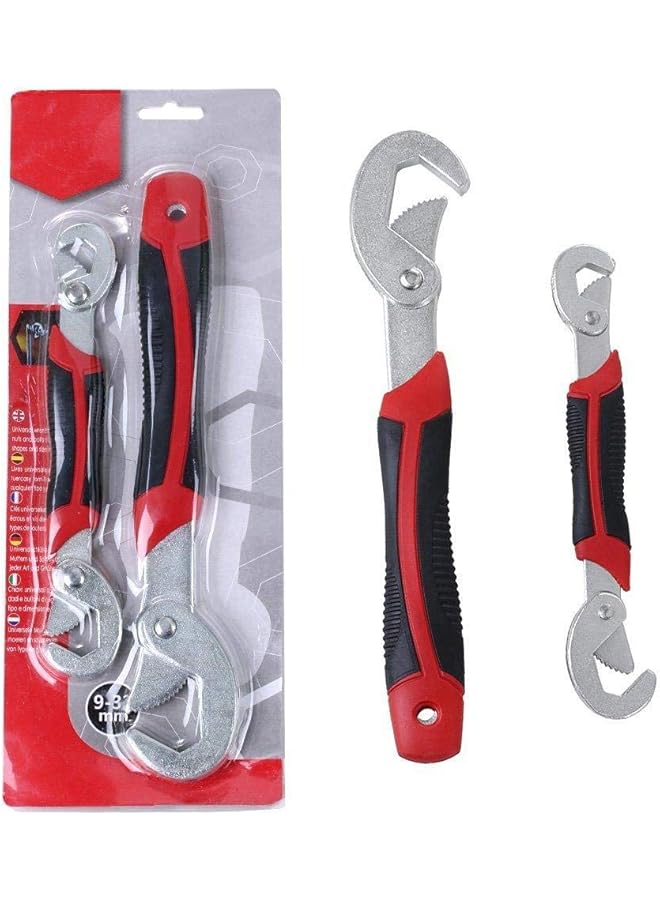PROMASS Multi-Function Universal Quick Snap N Grip Adjustable Wrench Spanner Set (2 Pieces) - Image 1