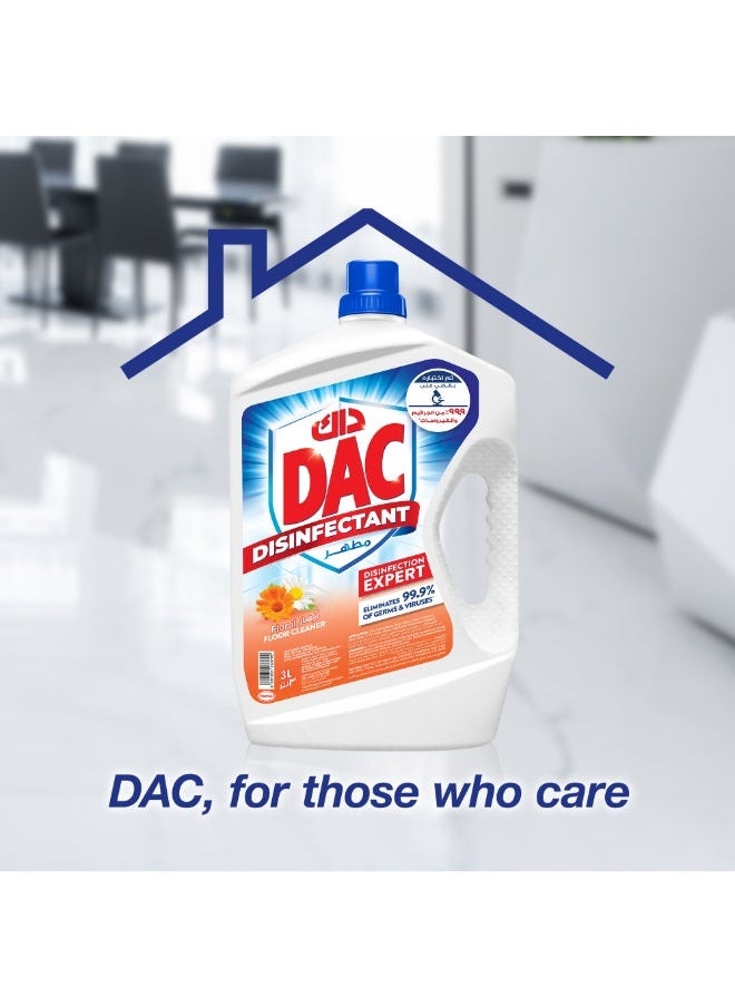 Dac Dac Disinfectant Floral Liquid Cleaners, 3L  - Image 4