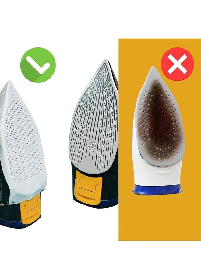 2 Pack Elastic Iron Shoe Cover Heat Resistant Steam Iron Soleplate Protector Guard,Quick Fit For Standard Irons, Anti Scratch Anti Shine Iron Accessory for Clothes Garment Handbag Luggage Fabric Ironing - Image 4