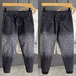 Mens Spring and Summer Vintage Jeans Loose Straight Casual Trendy Stylish Cropped Pants Versatile 7770 [high quality] black - pzsku/ZC0AC3D00414AE7A726B7Z/45/1746224829/012e55ec-f2a3-4061-9572-dcdc3be3c17b