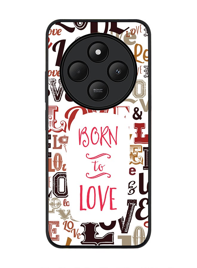 Stylizedd For Xiaomi Poco C75 Case,Slim fit Camera Protection, Shockproof Thin Phone cover - Born To Love - Image 1
