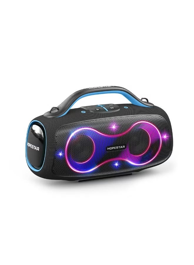 HOPESTAR PARTYBOX 168 400W Portable Party & Karaoke Speaker with AI Sound Enhancement, 24-Bit HiFi Audio, Dual Wireless Microphones, RGB Lighting, 32000mAh Removable Battery, Bluetooth 5.3, IPX5 Waterproof – Perfect for Outdoor Parties, Camping & Home Entertainment - Image 1