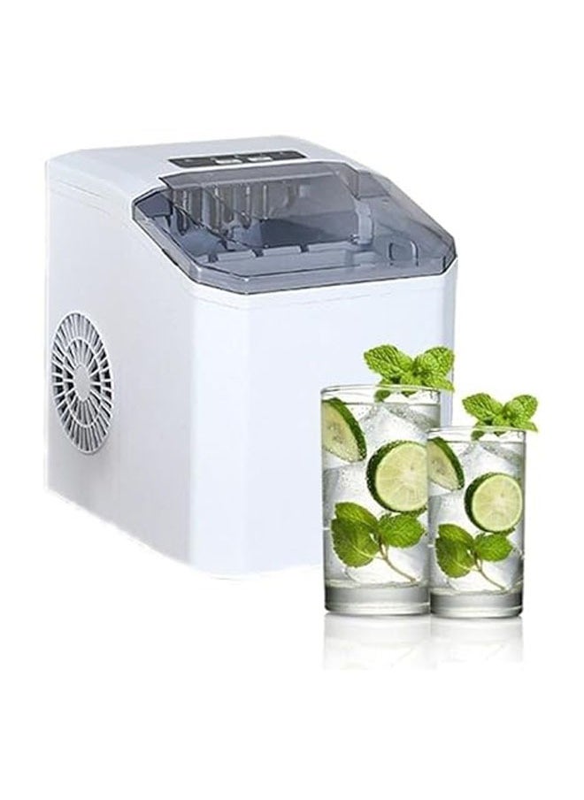 Generic Home Ice Maker, Portable Countertop Ice Cube Making Machine, 9 Ice Cubes in 6 Minutes, Self-Cleaning Ice Maker with Ice Scoop and Ice Basket, Low Noise Operation  - Image 1