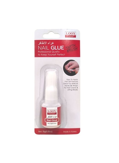 LOOX Professional Nail Glue with Brush - 10g
