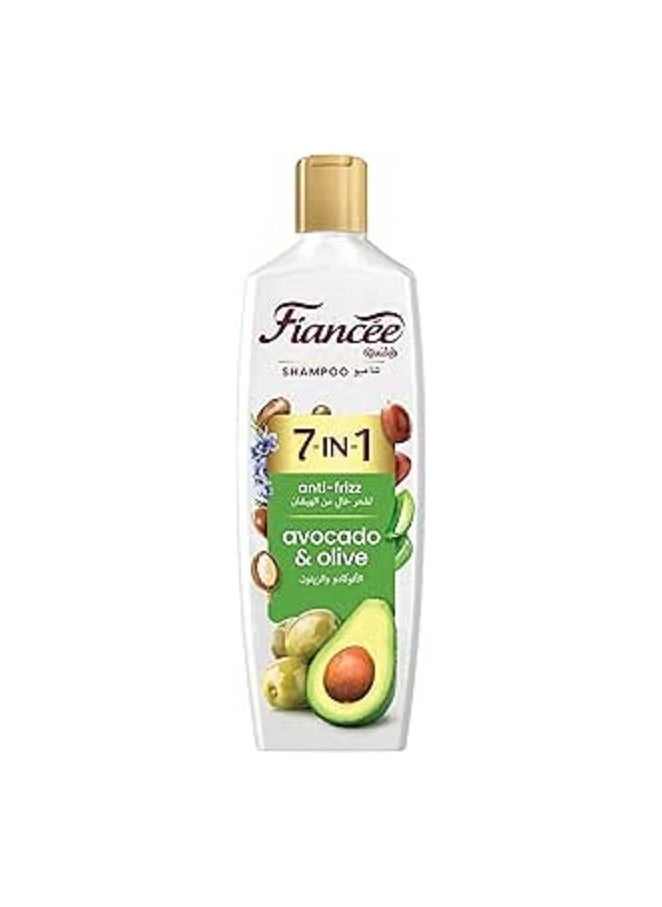 FIANCEE - Shampoo 7-In-1 Anti-Frizz With Avocado & Olive 170 ML - Image 1