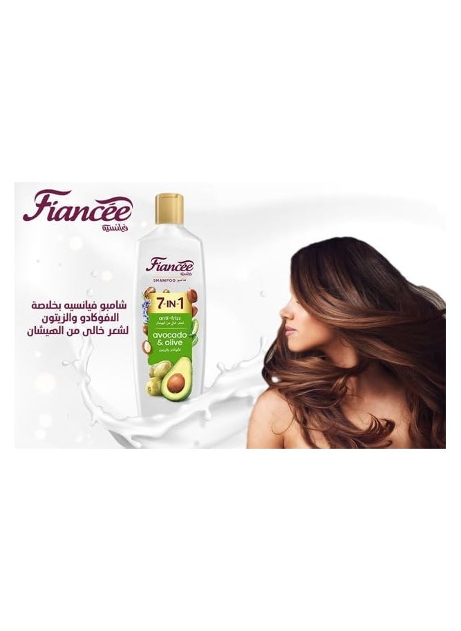 FIANCEE - Shampoo 7-In-1 Anti-Frizz With Avocado & Olive 170 ML - Image 1