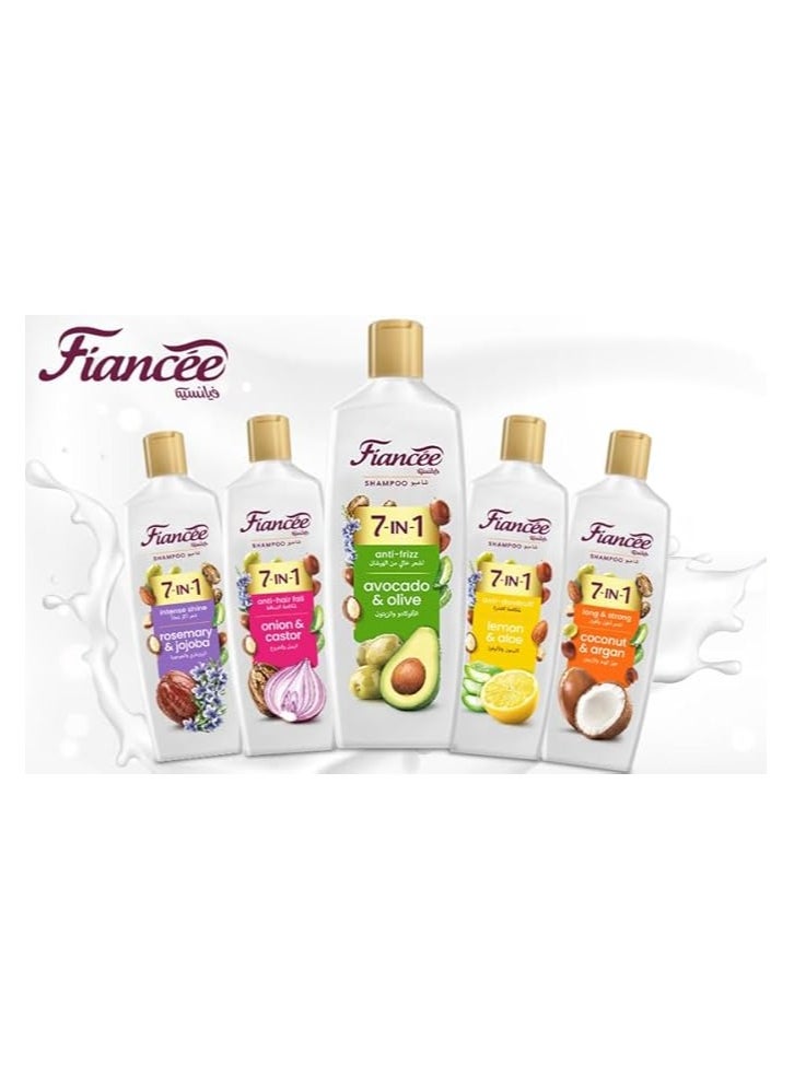 FIANCEE - Shampoo 7-In-1 Anti-Frizz With Avocado & Olive 170 ML - Image 1