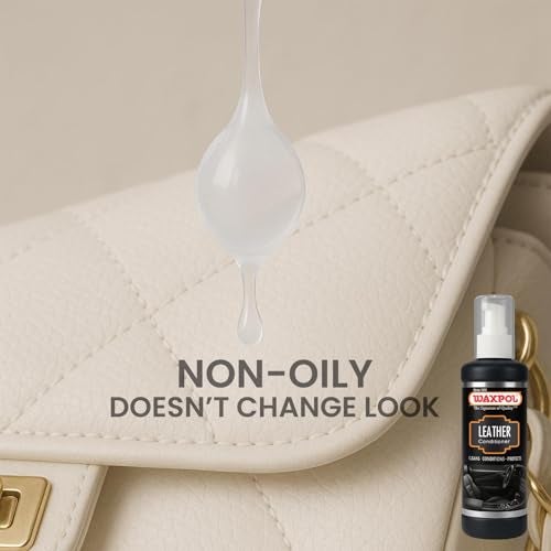 Waxpol Leather Conditioner 200ml with Microfiber – Cleans, Softens,Moisturises & Preserves Leather use on Jacket, Handbag, Wallet, Belt, Sofa, Car Seats - Image 2