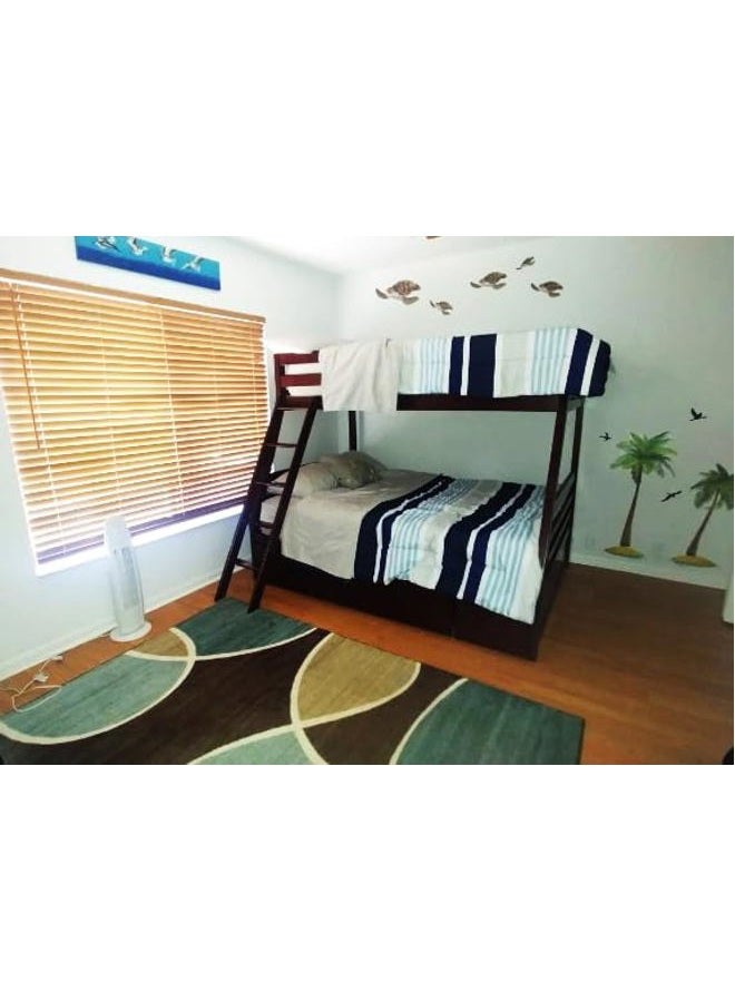 Create-A-Mural Sea Turtle Family Ocean Wall Decals, Dolphin Fish, Undersea Decor Stickers for Kids Room Underwater Sea Wall Stickers, Boys Girls Toddler Baby Nursery Bedroom, Playroom, Bathroom (Sea Turtle Family) - Image 2