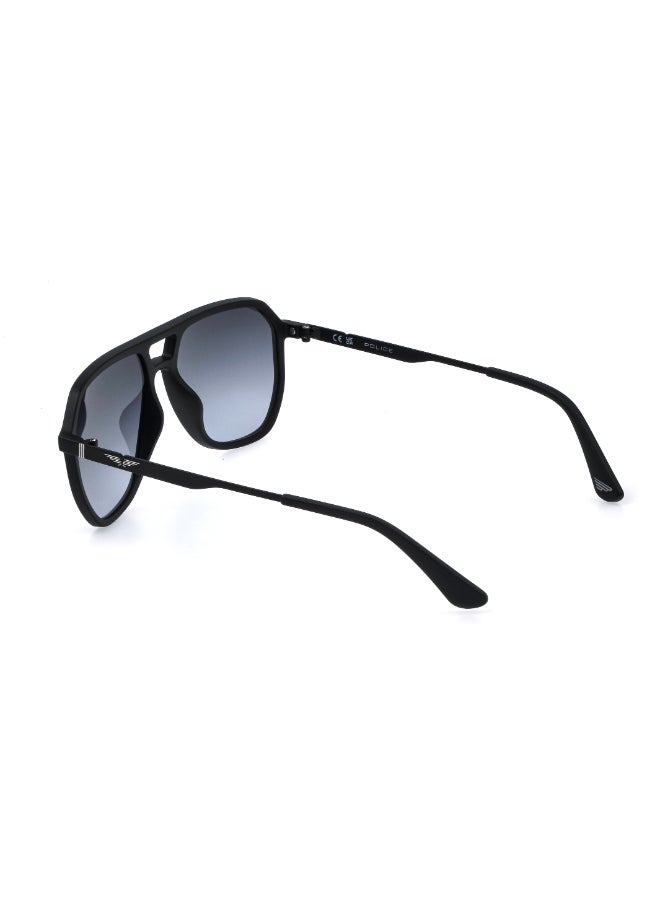 POLICE Full Rim Aviator Sunglasses SPLQ81M - Image 4