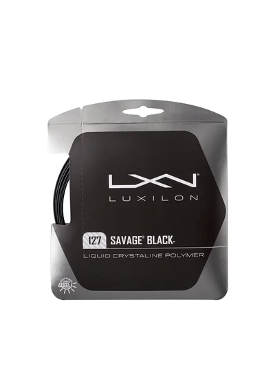 Wilson Savage 127 Black Tennis String - Set 40ft. ( 12.2m), String Gauge: 1.27mm
