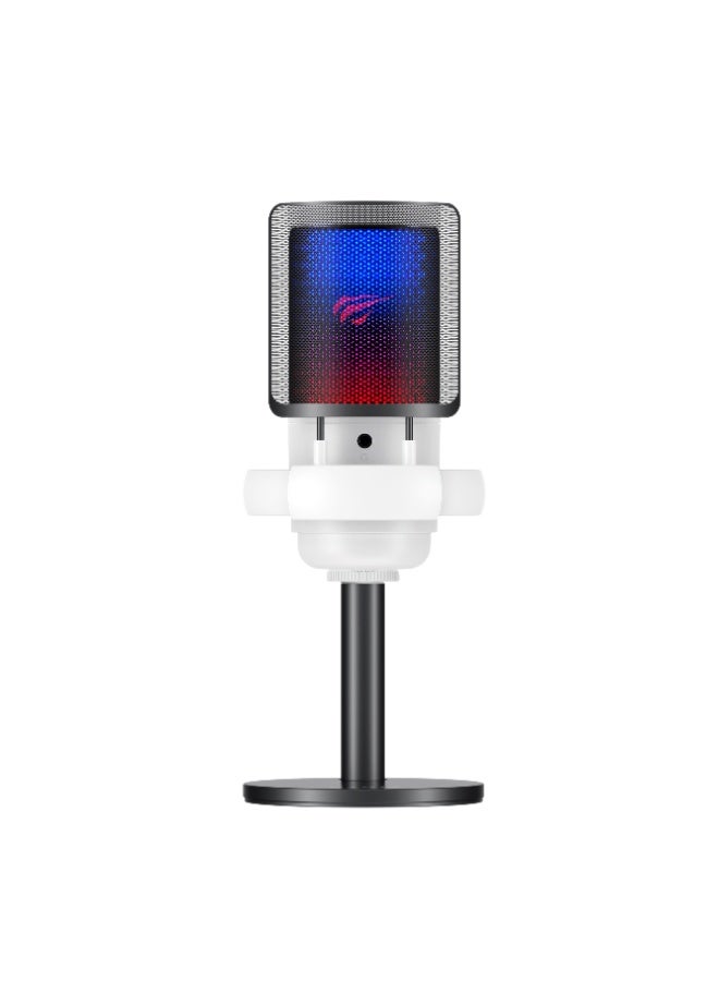 Havit GK50 Condenser RGB Light Type C Studio Recording Microphone for Computer and Conference Use Podcast Microphone - Image 5