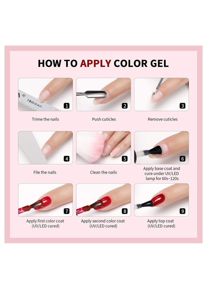 Remy Belle - Gel Nail Polish 11ml, Long Lasting, Chip Resistant, Requires Drying Under UV LED Lamp (Black) - Image 1