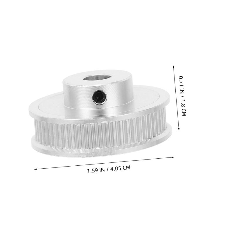 Aluminum Alloy Printer Timing Belt Pulley Wheel High Efficiency Transmission - Image 3