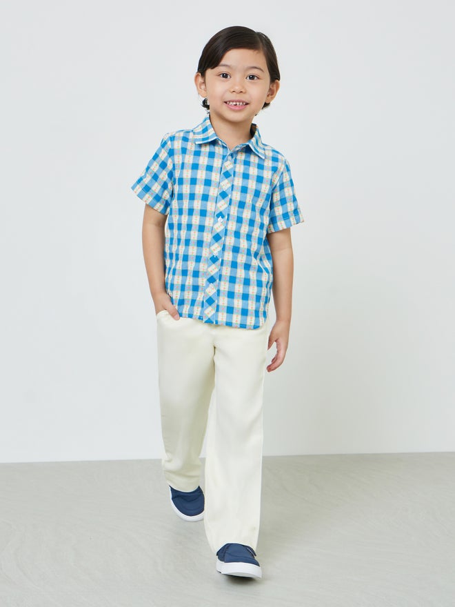 Styli Boys Solid Pants with Drawcord and Side Pocket - Image 2