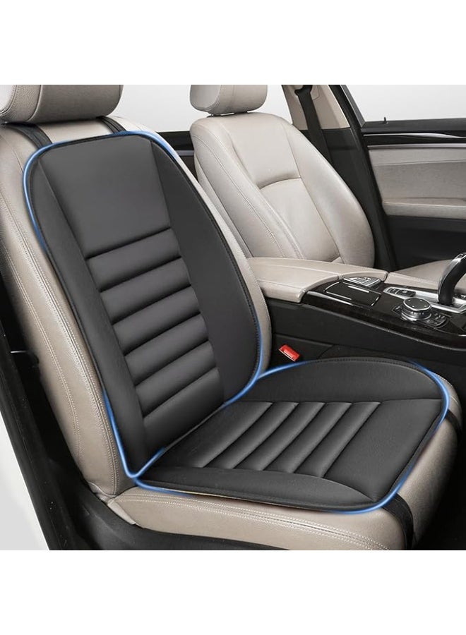 Ergonomic Car Seat Cushion and Lumbar Back Support Pillow Set Memory Foam Design for Long Sitting and Pain Relief - Image 1