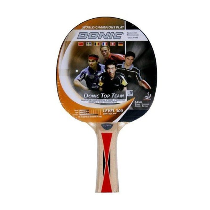 Donic Top Team 300 Table Tennis Bat (White-red) - Image 5