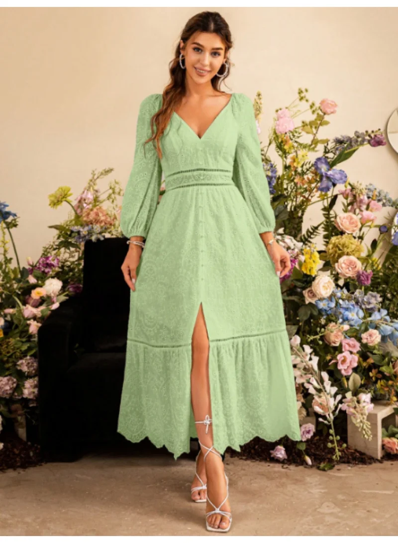 SIMPLEE Women's Summer Elegant DressLight & Comfortable Lightweight Cotton Blend Perfect for Outings