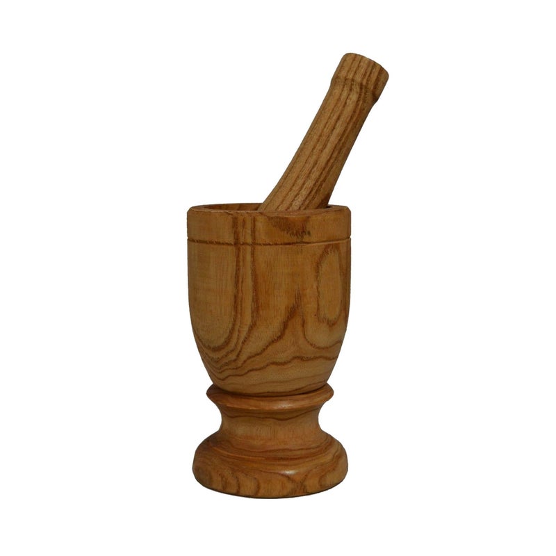 Imusa IMUSA USA Small Wood Mortar  Pestle 