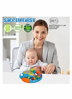 Y&D Musical Toys Steering Wheel for Kids, Toddler Electronic Light Up Keyboard Learning Toy Set, Mini Driving Educational Development Music Toddlers and Early Education Story Machine  - Image 4