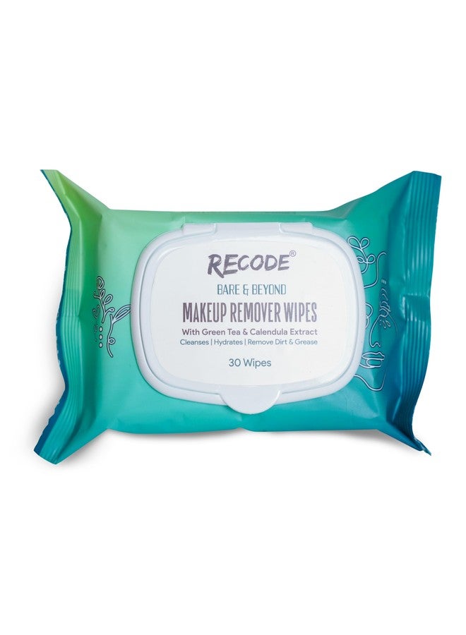 Recode Bare & Beyond Makeup Remover Wipes (30 Wipes) - Image 1