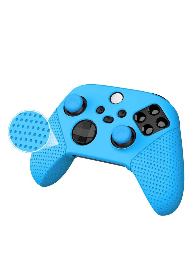 KASTWAVE - Silicone Case for Xbox Series S/X, Protective Case for Xbox Series S/X with Thumb Grips, Controller Shell for Xbox Series S/X Blue - Image 1