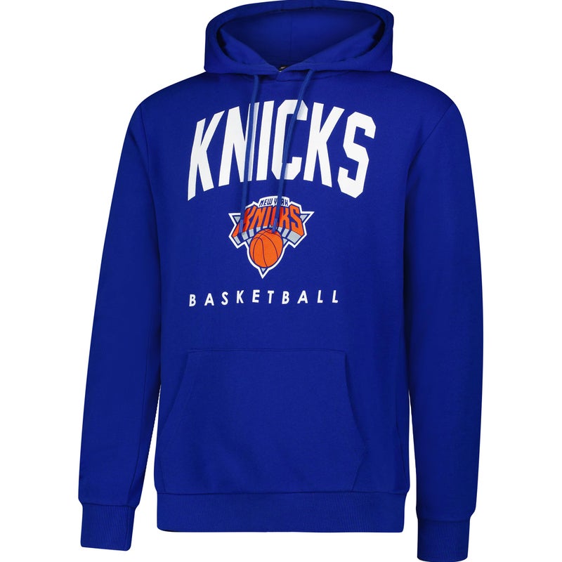 Ultra Game Men's NBA Official Super Soft Teamster Hoodie Sweatshirt, New York Knicks, Team Color, X-Large - Image 1