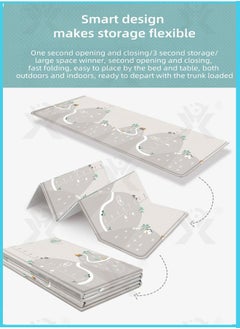 Berma Baby Baby Play Mat Reversible Foldable Playmat Portable Extra Large Thick Foam Crawling playmat For Infants Babies  - Image 3