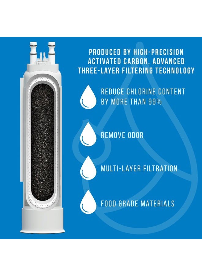 Yatker FPPWFU01 Water Filter Replacement, Compatible With Electrolux EPPWFU01 PureAdvantage PWF-1, Frigidaire FPPWFU01 PurePour PWF-1, 2 Pack - Image 5