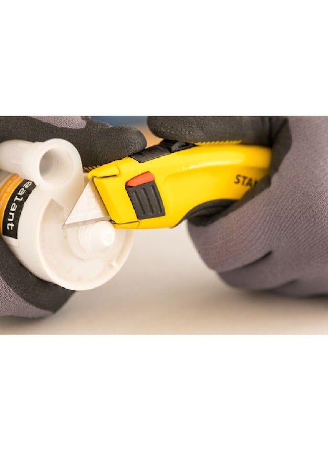Stanley - Fatmax Interlocking Nose Design Retractable Knife Yellow and Black 3 x 4 x 17 cm 0-10-778 - Image 1