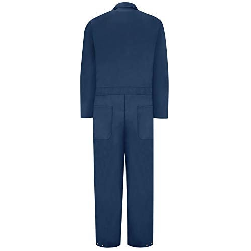 Red Kap Men's Insulated Twill Coverall with Quilted Lining, Long Sleeve, Navy, X-Large - Image 2