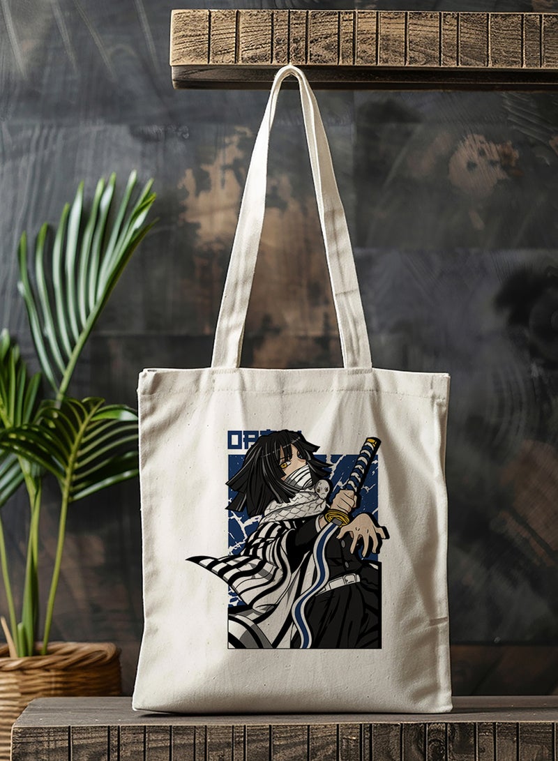 لوحة حقيبة يد بأحزمة كتف من البوليستر بتصميم أنمي هاشيرا قاتل الشياطين - Image 3