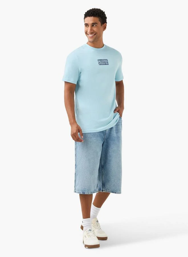 لي كوبر تي شيرت لي كوبر بياقة دائرية وشعار