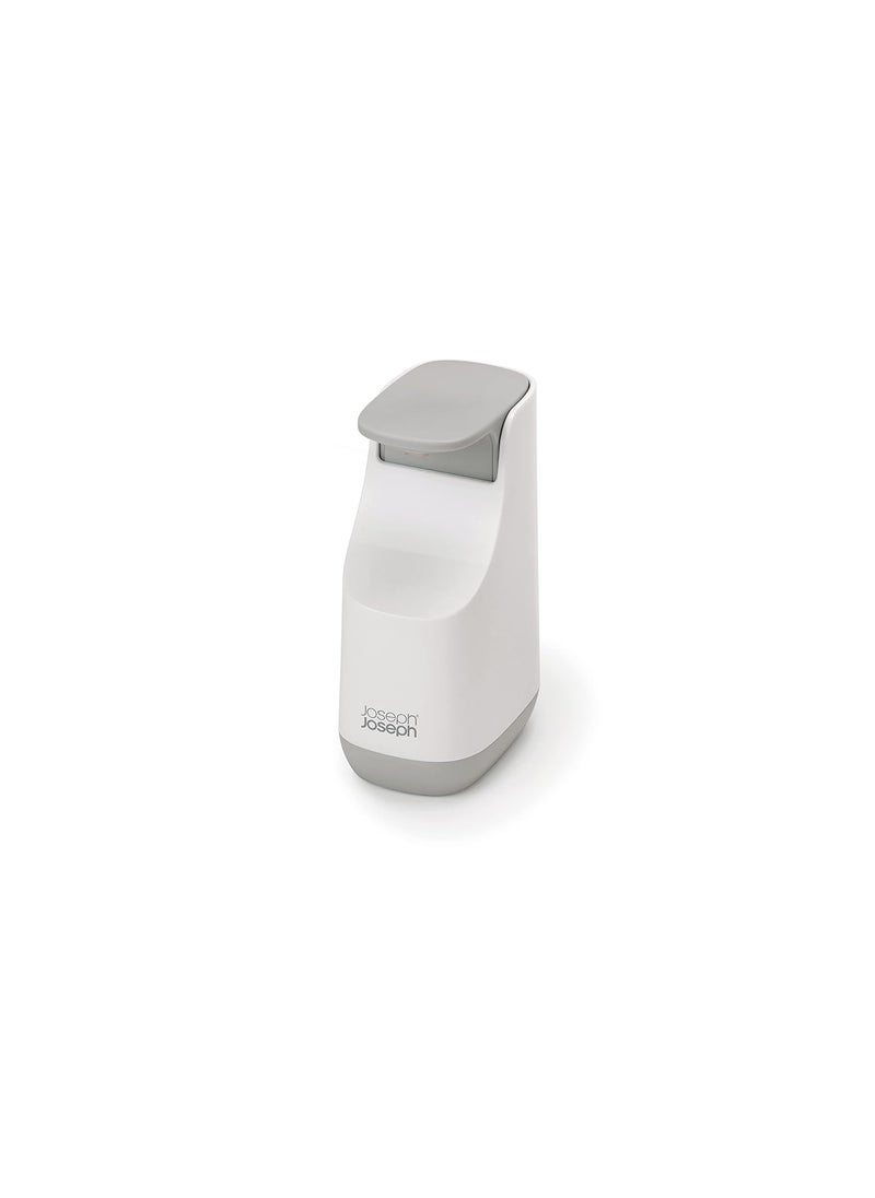 Joseph Joseph Joseph Joseph Plastic Slim Compact Soap Dispenser, Grey, 12.3 fluid ounces  - Image 1