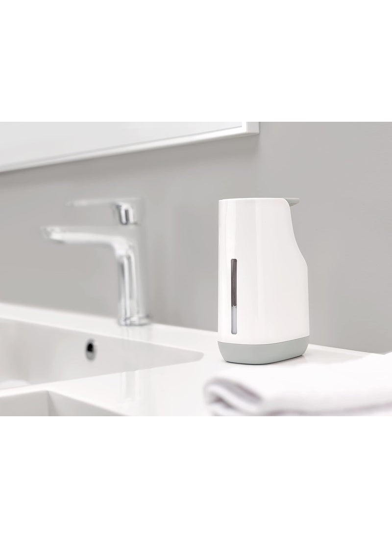 Joseph Joseph Joseph Joseph Plastic Slim Compact Soap Dispenser, Grey, 12.3 fluid ounces  - Image 3