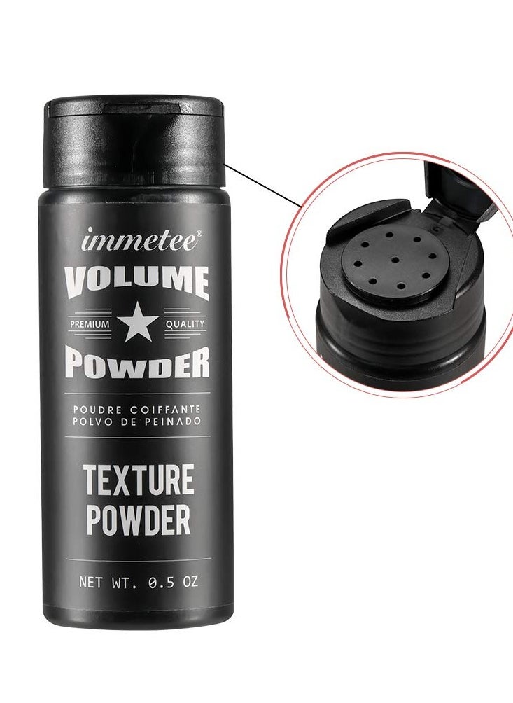 Immetee - immetee Hair Volume Powder - Texture Styling for Men and Women, Light Control Natural Matte Look, Root Lifting 14g (0.5 oz) - Image 1