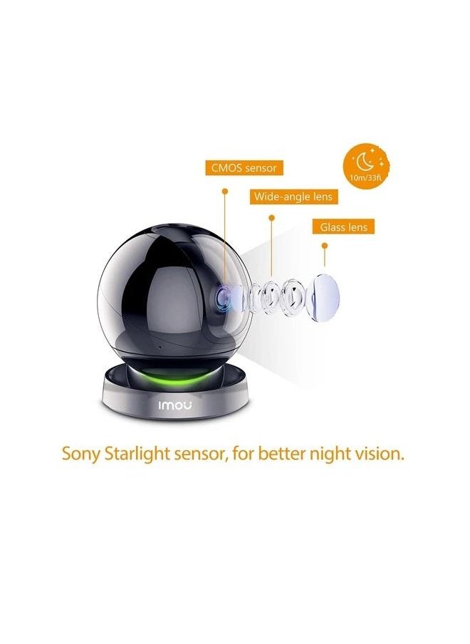 IMOU - REX 4MP Wifi IP Surveillance Camera 360 Smart Home Indoor  Al Human Detection ,Night  Vision - Image 1