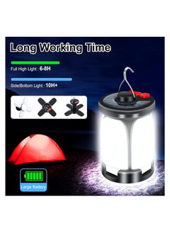 SYOSI Camping Lantern, Led Camping Lights Lamp, 60 Leds Ultra Bright Led Tent Light, Usb & Solar Rechargeable Camping Lights, with 6 Light Modes, for Camping, Fishing, Hiking, Outdoor Party(with USB Cable)  - Image 3