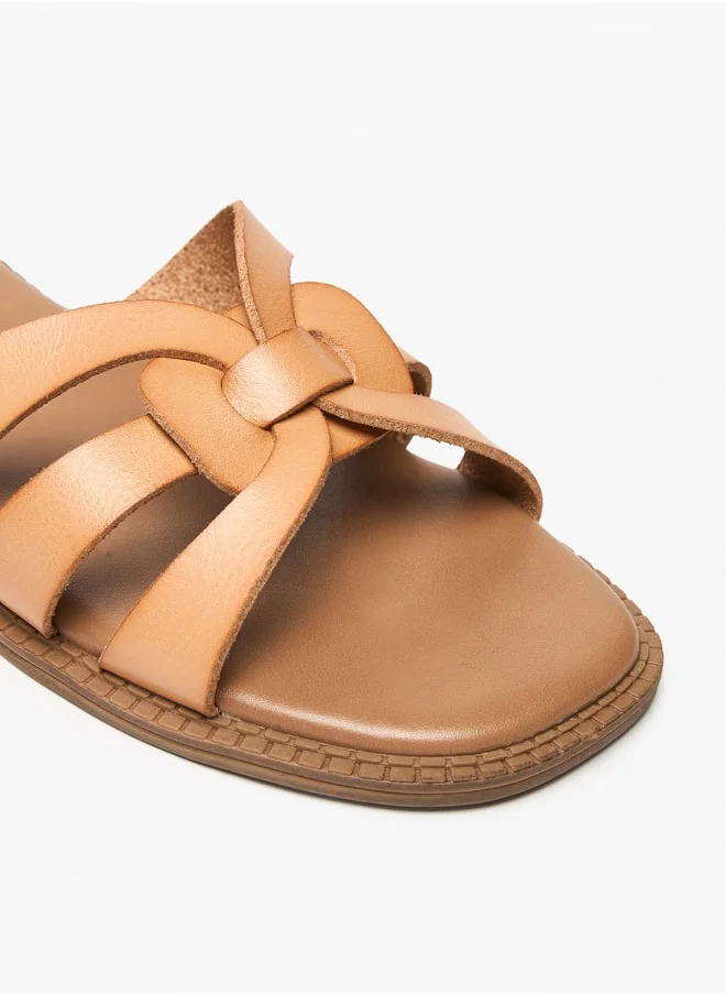Celeste Women's Solid Slip-On Sandals