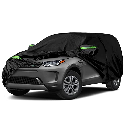 SPORTULI Waterproof Car Cover Replace for 2014-2025 Land Rover Discovery Sport, 6 Layers All Weather Car Covers with Zipper Door & Windproof Bands for Snow Rain Dust Hail Protection (Discovery Sport) - Image 1