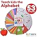 learnworx Alphabet Flash Cards for Toddlers AwardWinning 52 ABC Flashcards for Baby KidsABC Cards Kindergarten Large Upper and Lower Case Large AZ Learning Letter Animal Flashcard for Ages 1234 - Image 2