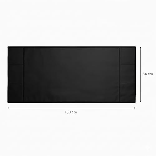 Fancy Walas Refrigerator Single Door Waterproof, Dustproof, Refrigerator Top Cover, Protective Cover for Fridges with Extra Storage Space Nylon Top cover with 6 Storage Pockets ( Black, 130 x 54 cm ) - Image 3