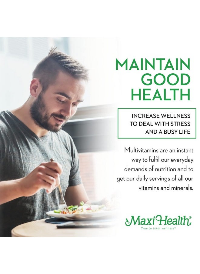Maxi Health - Supreme High Potency Multivitamin  Mineral Supplement 120 Tablets Kosher - Image 1