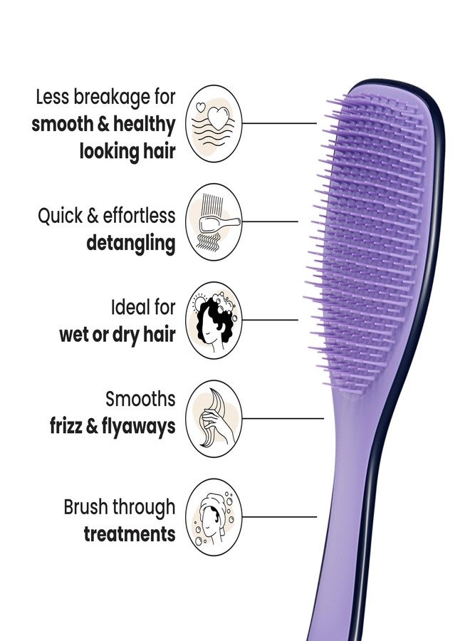 Tangle Teezer Zodiac Ultimate Detangler Hairbrush for Wet & Dry Hair, Eliminates Knots & Reduces Breakage for All Hair Types, Virgo - Image 5