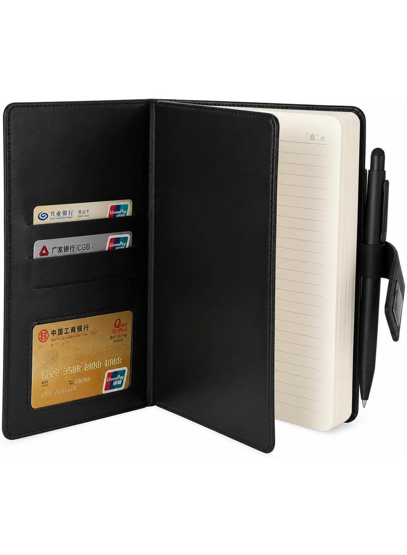 Luxury leather notebook set with elegant fountain pen - complete office gift set in a luxurious box - Image 5