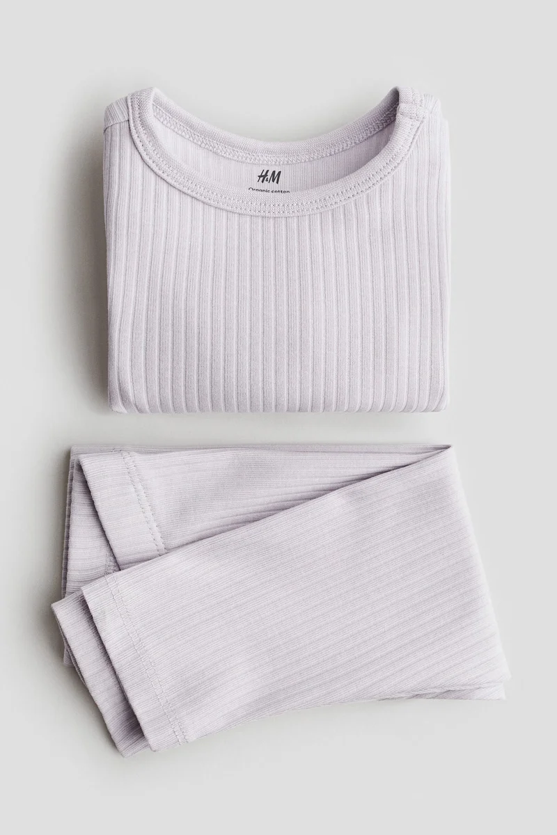H&M Ribbed cotton set