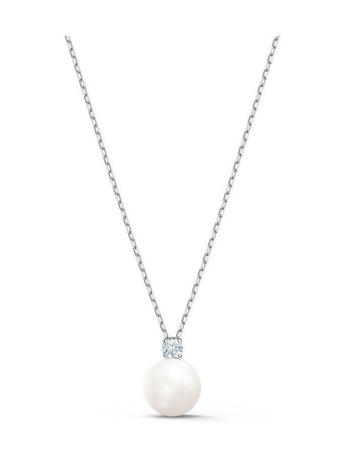 Swaro Swarovski White Treasure Pearl Necklace for Women 5563288  - Image 1