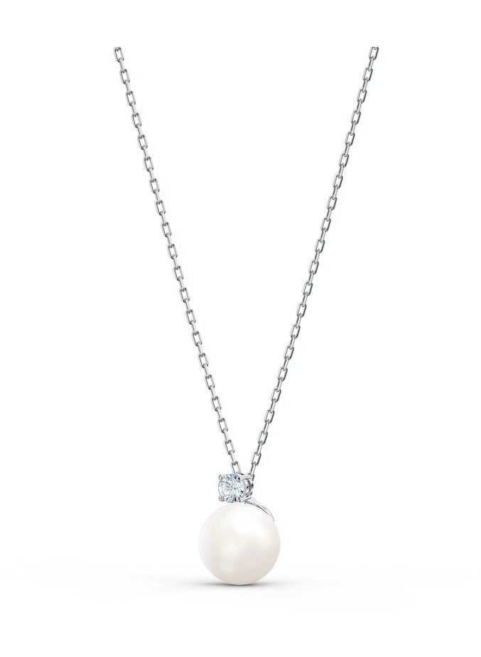 Swaro Swarovski White Treasure Pearl Necklace for Women 5563288  - Image 3