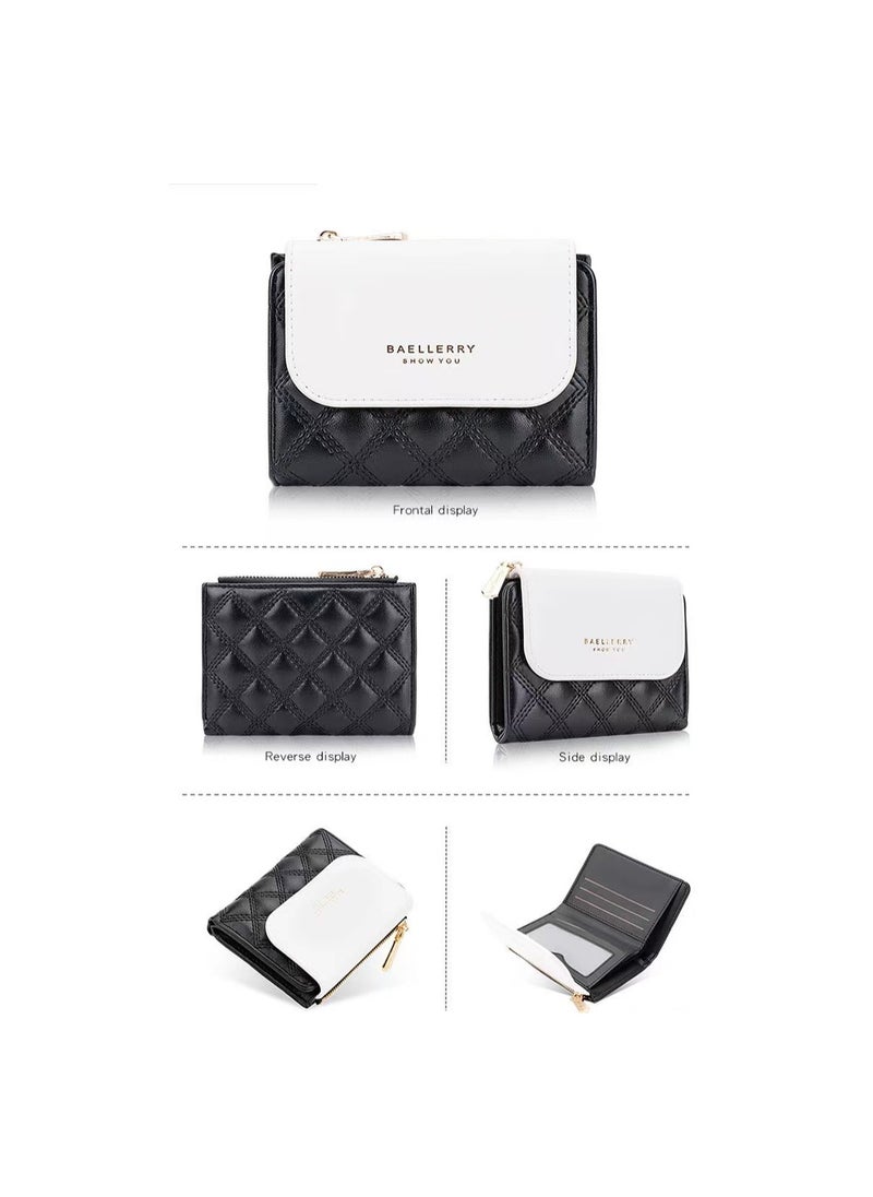 baellerry - Leather Wallet BlackWhite - Image 1