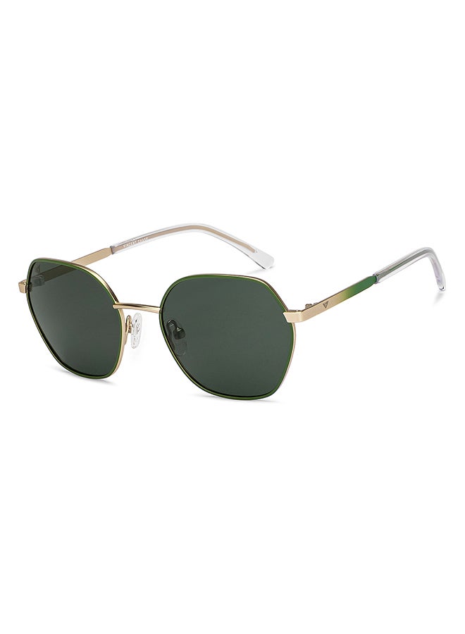 VINCENT CHASE Unisex Full Rim Hexagonal Future Classics Branded Latest And Stylish Sunglasses Polarized And 100% UV Protected Unisex Small VC S16549 - Image 1